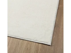 Alfombra OVIEDO de pelo corto color crema 140x200 cm