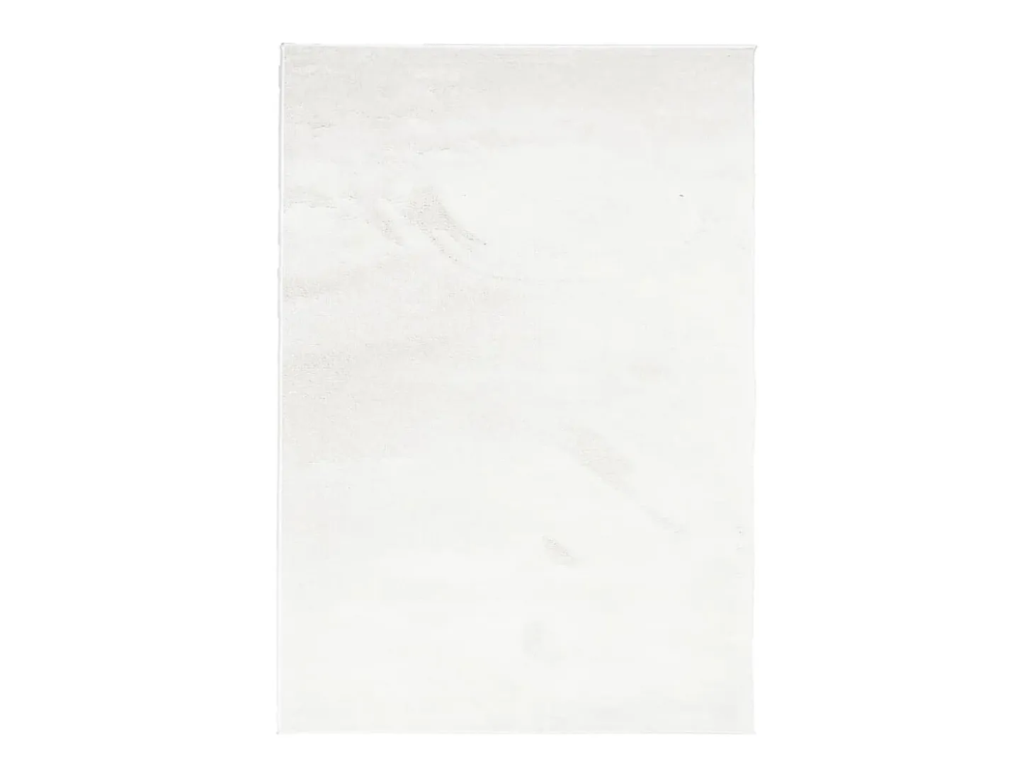 Alfombra OVIEDO de pelo corto color crema 140x200 cm