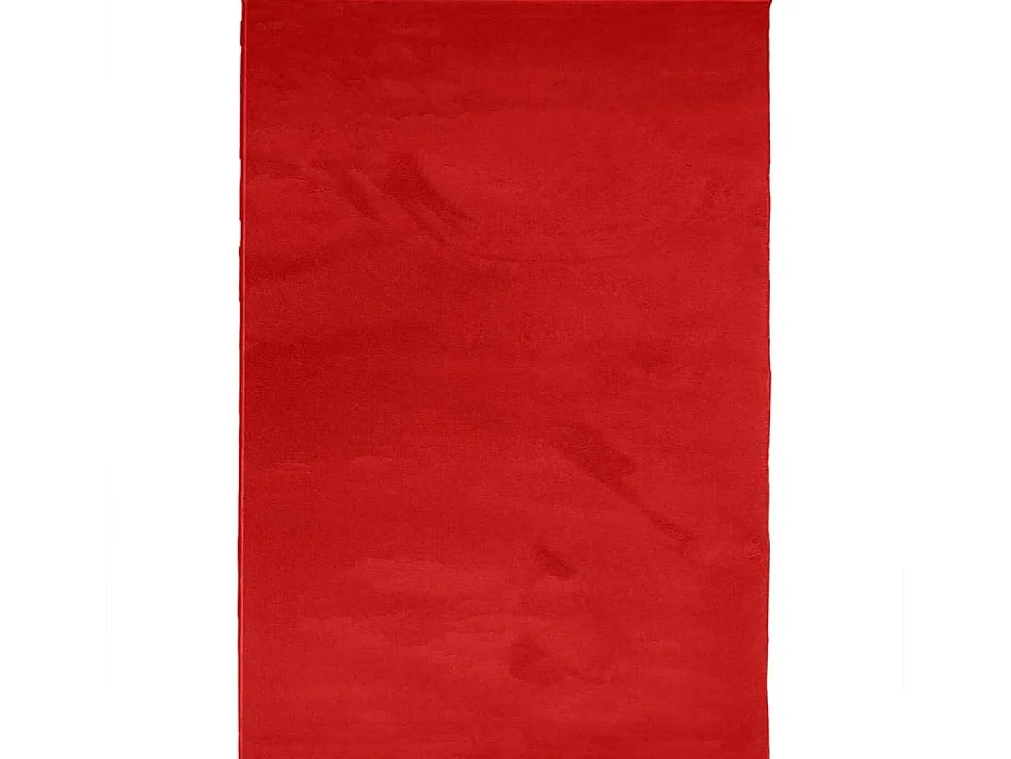 Alfombra OVIEDO pelo corto roja 160x230 cm