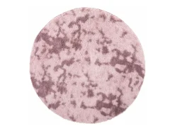Alfombra peluda NAVARRA Rosa Polvo 240x240 cm