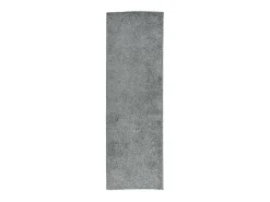 Alfombra peluda PAMPLONA, pelo largo, verde moderno, 80x250 cm