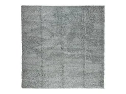 Alfombra peluda PAMPLONA, pelo largo, verde moderno, 160x160 cm