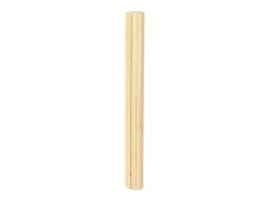 Alfombra rectangular de bambú natural claro 80x300 cm
