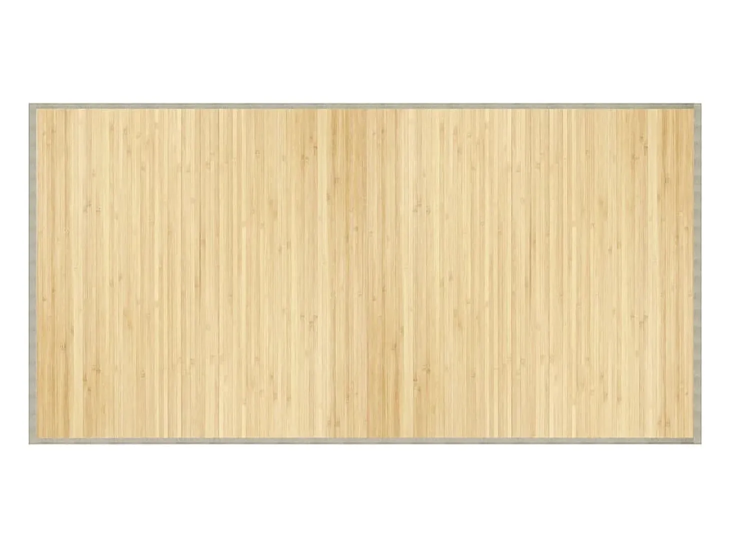 Alfombra rectangular de luz natural 100x200 cm bambú