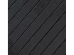 Alfombra rectangular gris 70x300 cm bambú
