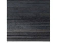 Alfombra rectangular gris 70x300 cm bambú