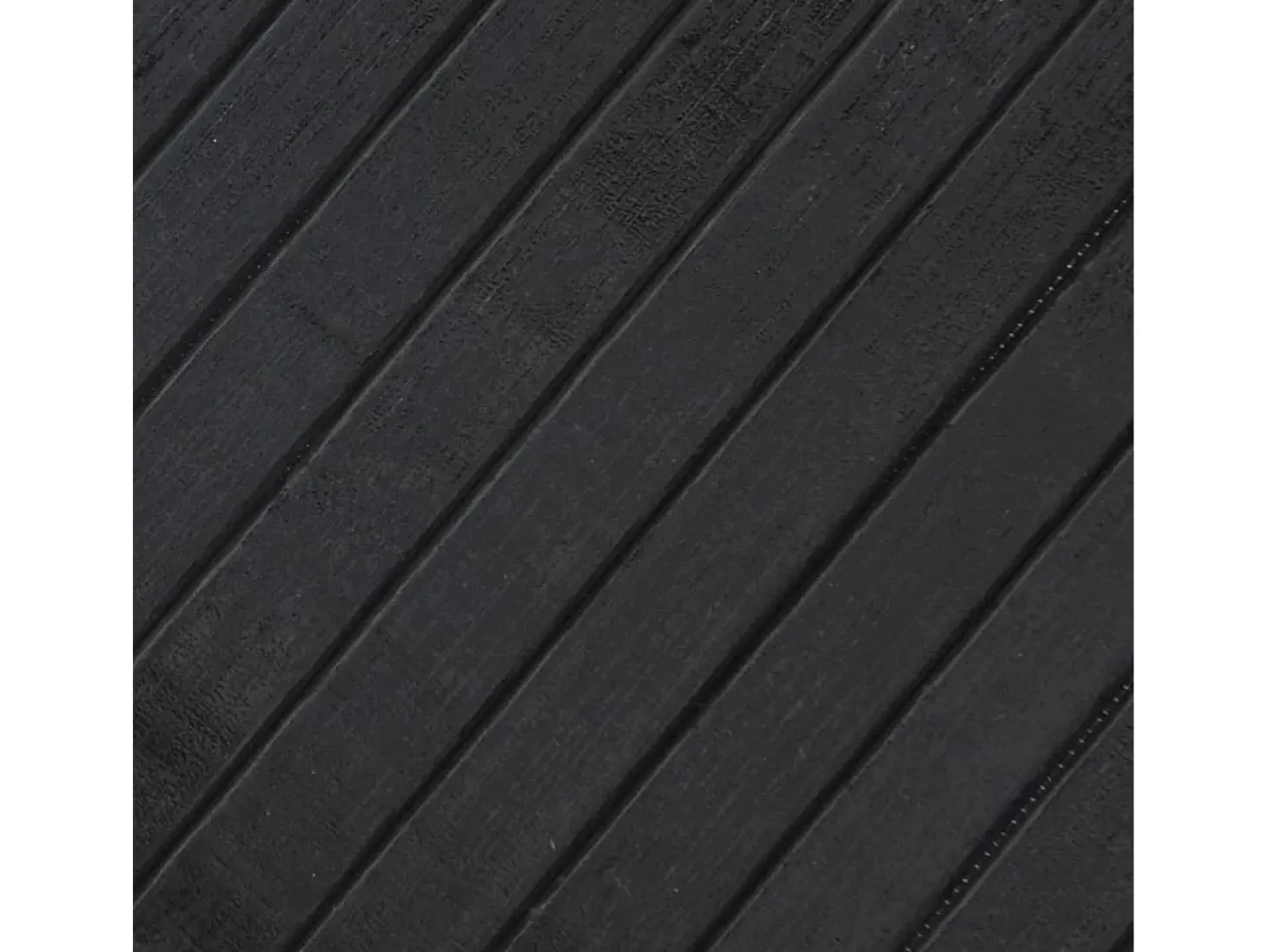 Alfombra rectangular gris 100x200 cm bambú