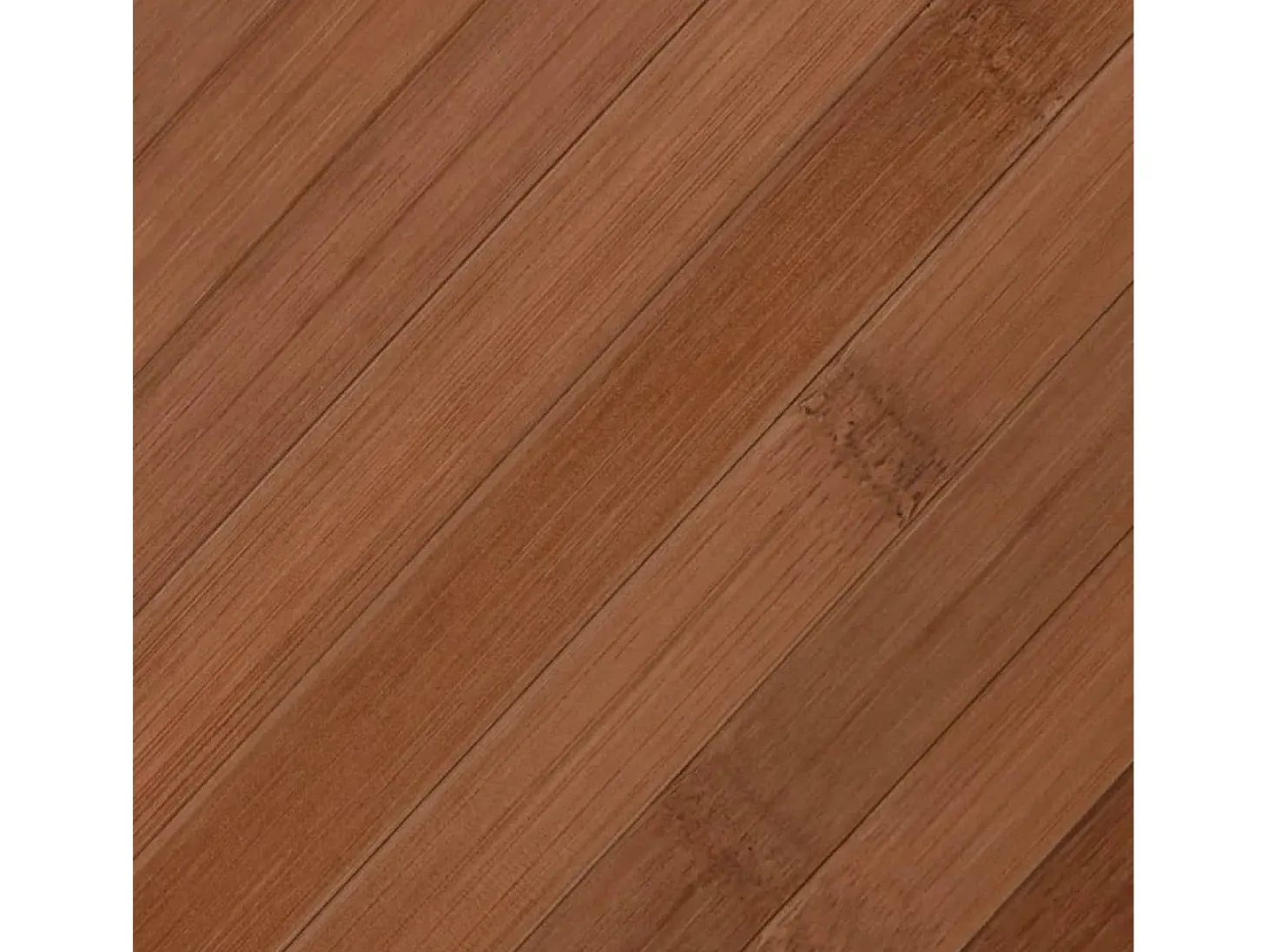 Alfombra rectangular marrón 60x500 cm bambú