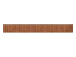 Alfombra rectangular marrón 60x500 cm bambú