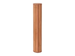 Alfombra rectangular marrón 100x200 cm bambú