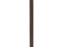 Alfombra rectangular marrón oscuro 80x200 cm bambú