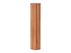 Alfombra rectangular marrón 70x500 cm bambú