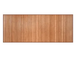 Alfombra rectangular natural de bambú 80x200 cm