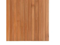 Alfombra rectangular natural de bambú 80x300 cm