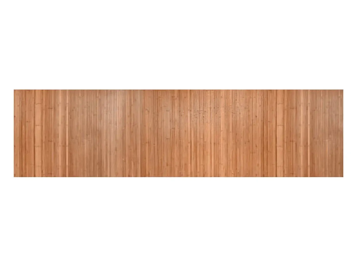 Alfombra rectangular natural de bambú 80x300 cm