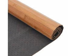 Alfombra rectangular natural de bambú 80x300 cm
