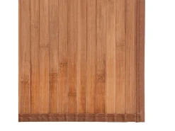 Alfombra rectangular natural de bambú 100x200 cm