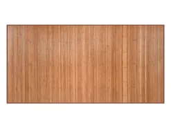 Alfombra rectangular natural de bambú 100x200 cm
