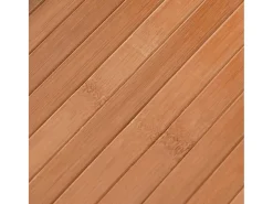 Alfombra rectangular natural de bambú 100x200 cm