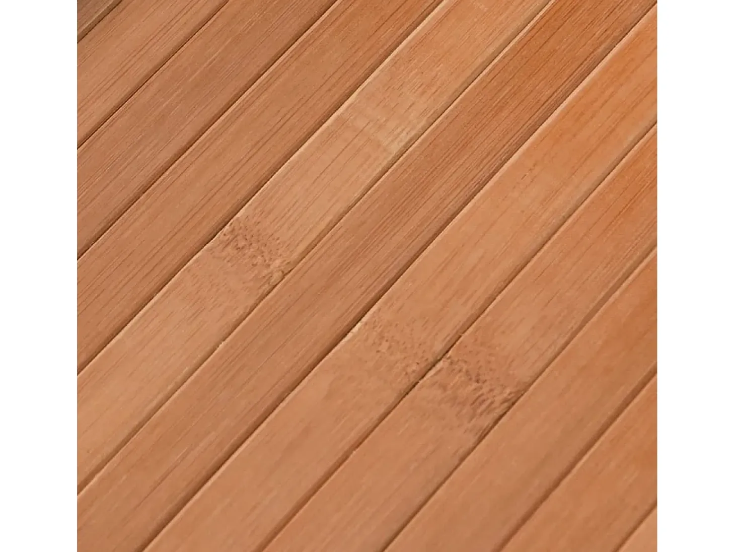 Alfombra rectangular natural de bambú 100x200 cm