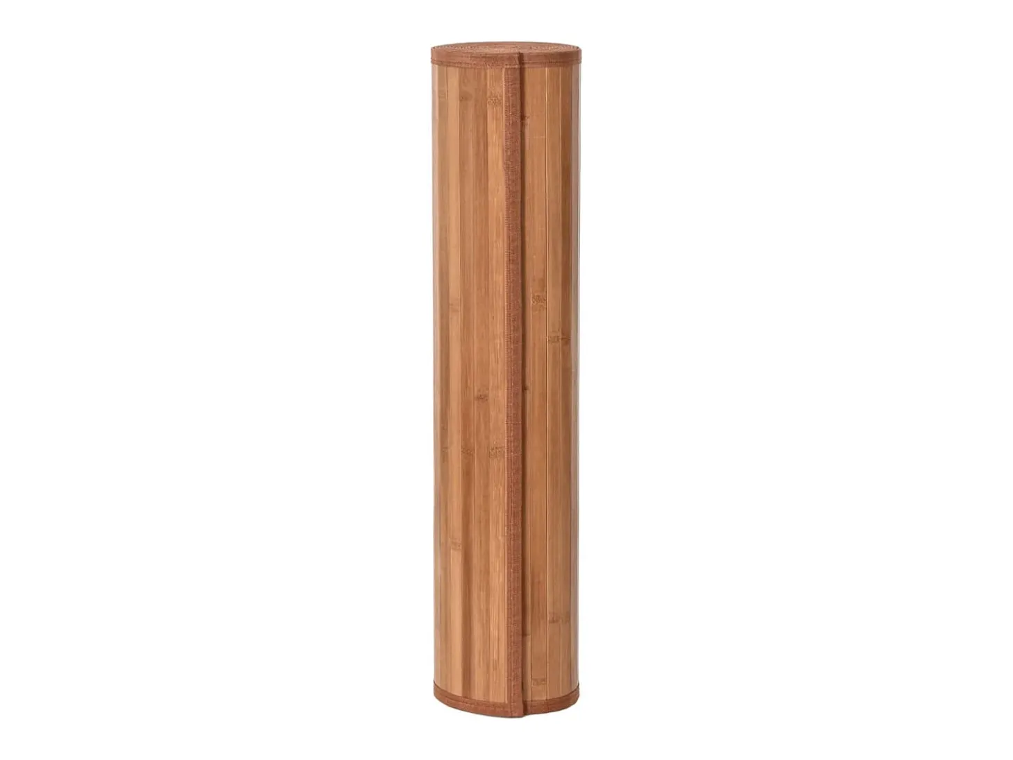 Alfombra rectangular natural de bambú 80x300 cm