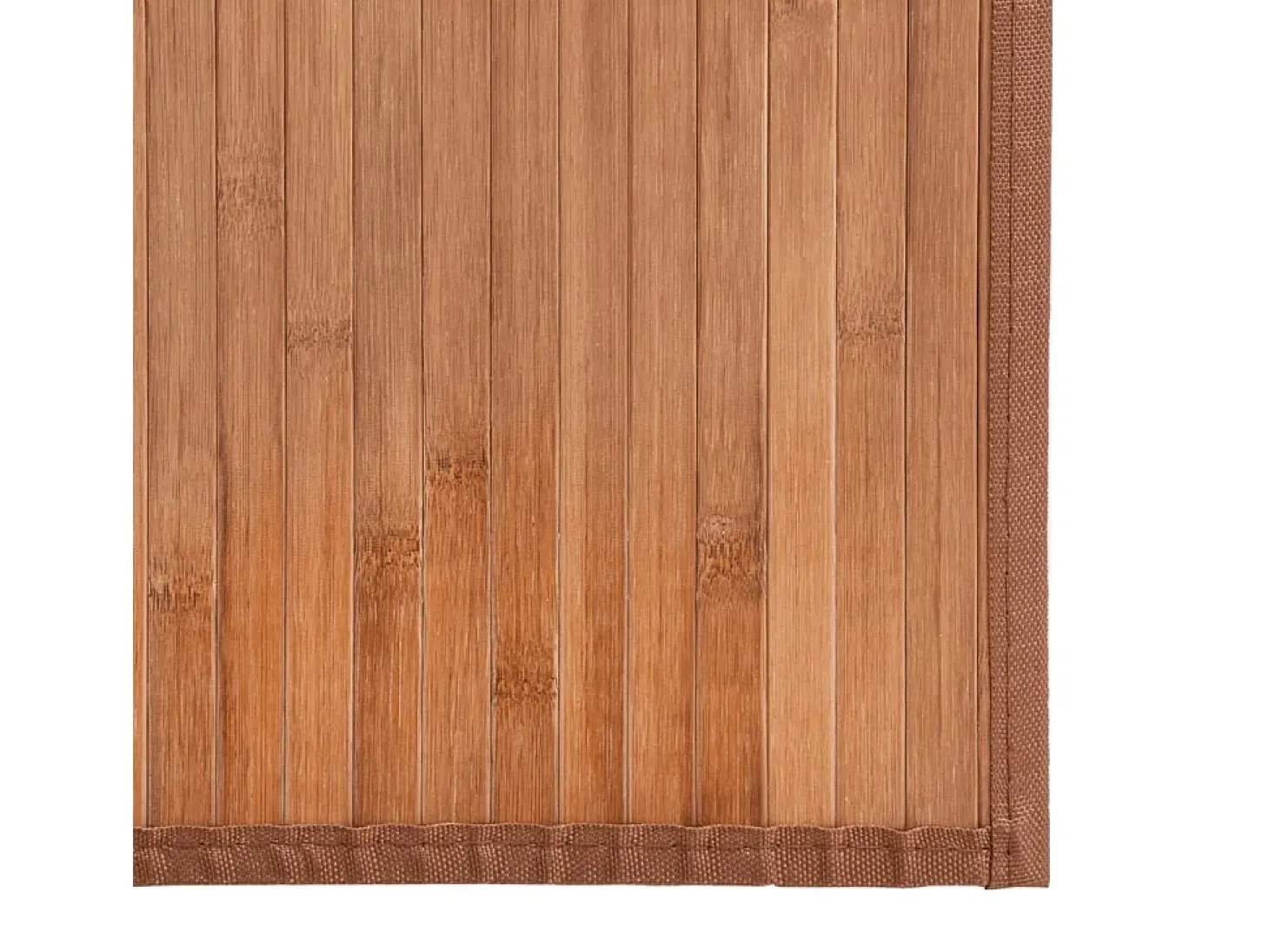 Alfombra rectangular natural de bambú 80x300 cm