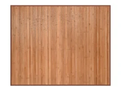 Alfombra rectangular natural de bambú 80x100 cm