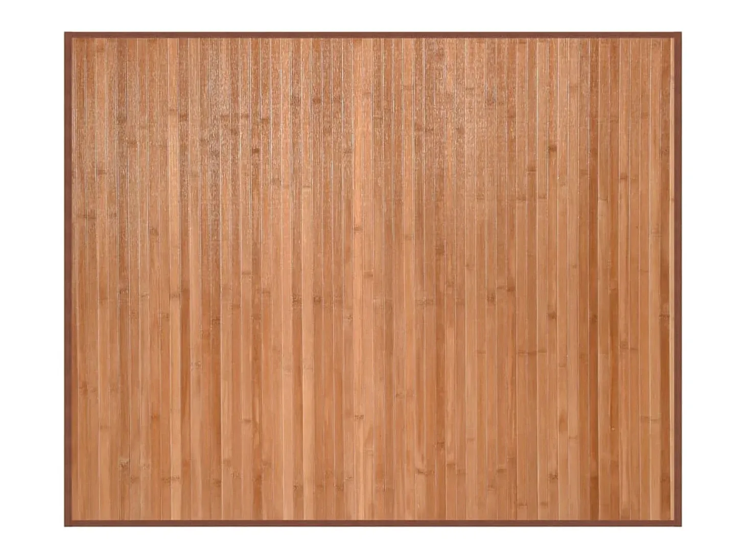 Alfombra rectangular natural de bambú 80x100 cm