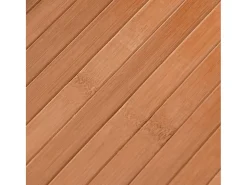 Alfombra rectangular natural de bambú 80x100 cm