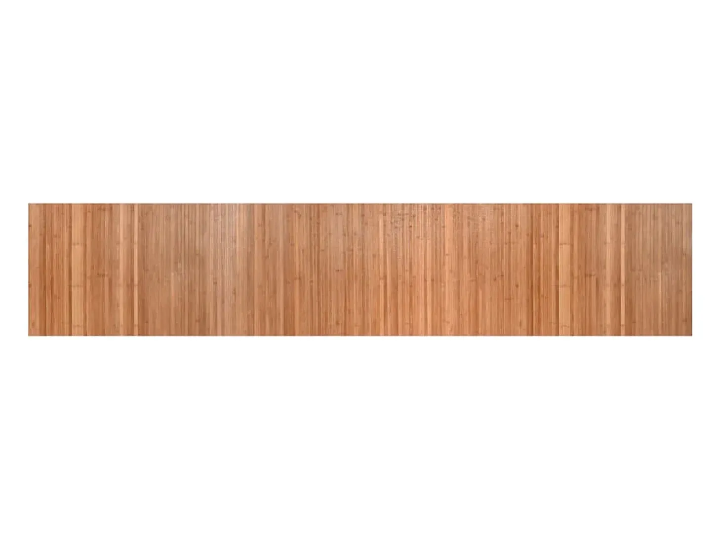 Alfombra rectangular natural de bambú 60x300 cm
