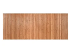 Alfombra rectangular natural de bambú 80x200 cm
