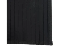 Alfombra rectangular negra de bambú 60x100 cm