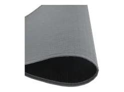 Alfombra redonda gris de 60 cm de bambú