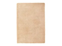 Alfombra shaggy de pelo largo NAVARRA beige 200x290 cm poliéster