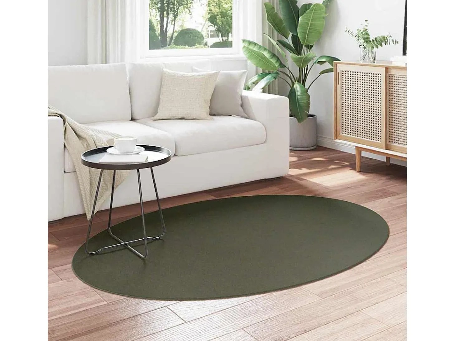 Alfombra Verde Bosque 120 x 170 cm Poliéster