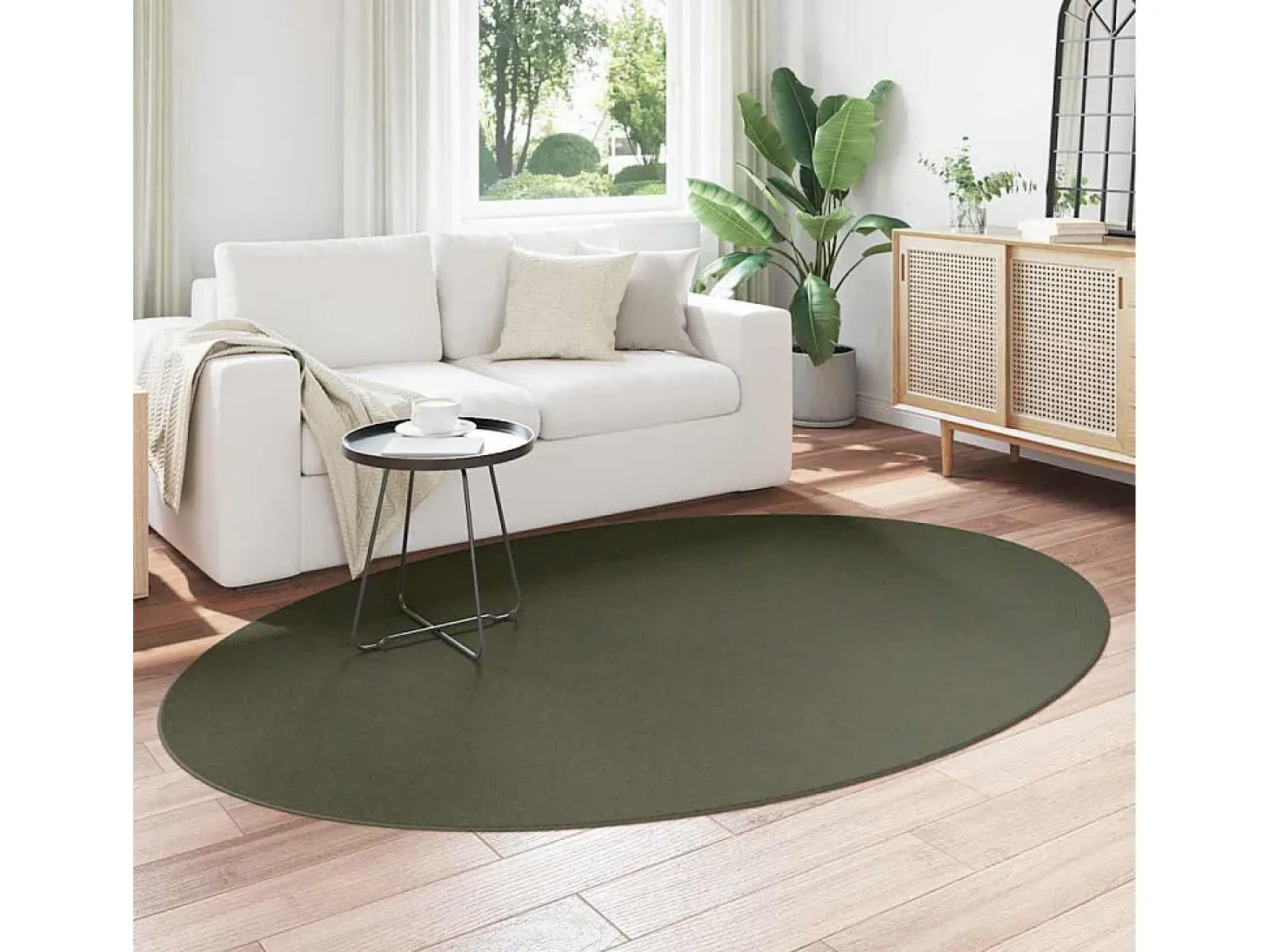 Alfombra Verde Bosque 160 x 230 cm Poliéster