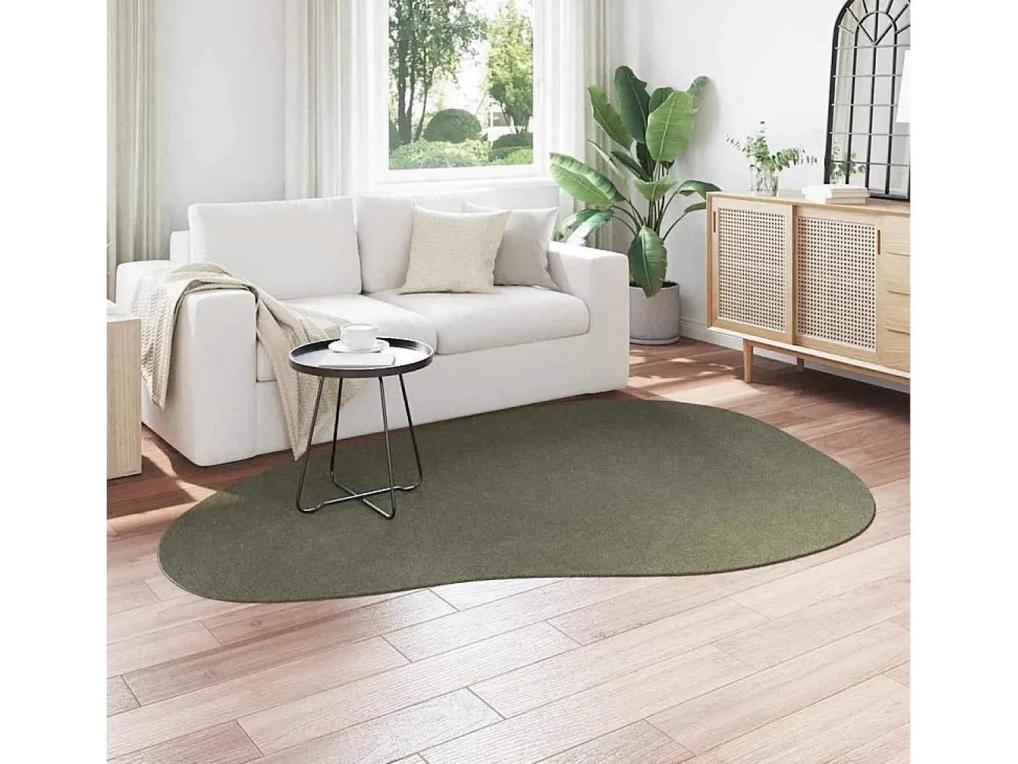 Alfombra Verde Bosque 160 x 230 cm Poliéster