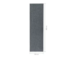 Alfombra 100x400 cm Gris