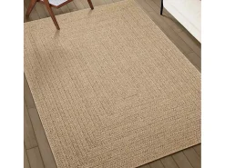 Alfombra ZIZUR 80x200 cm efecto yute para interior y exterior