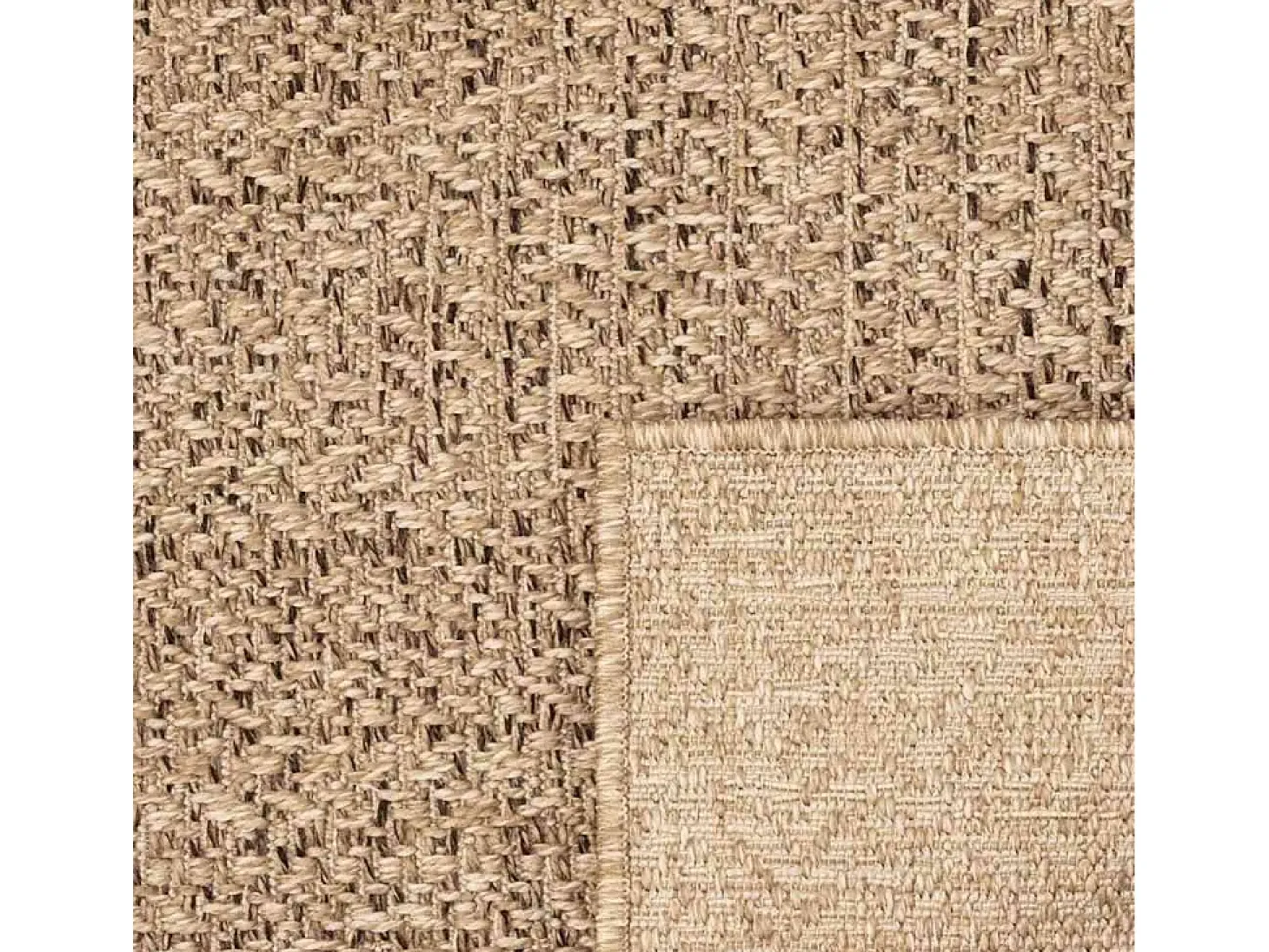 Alfombra ZIZUR 80x200 cm efecto yute para interior y exterior