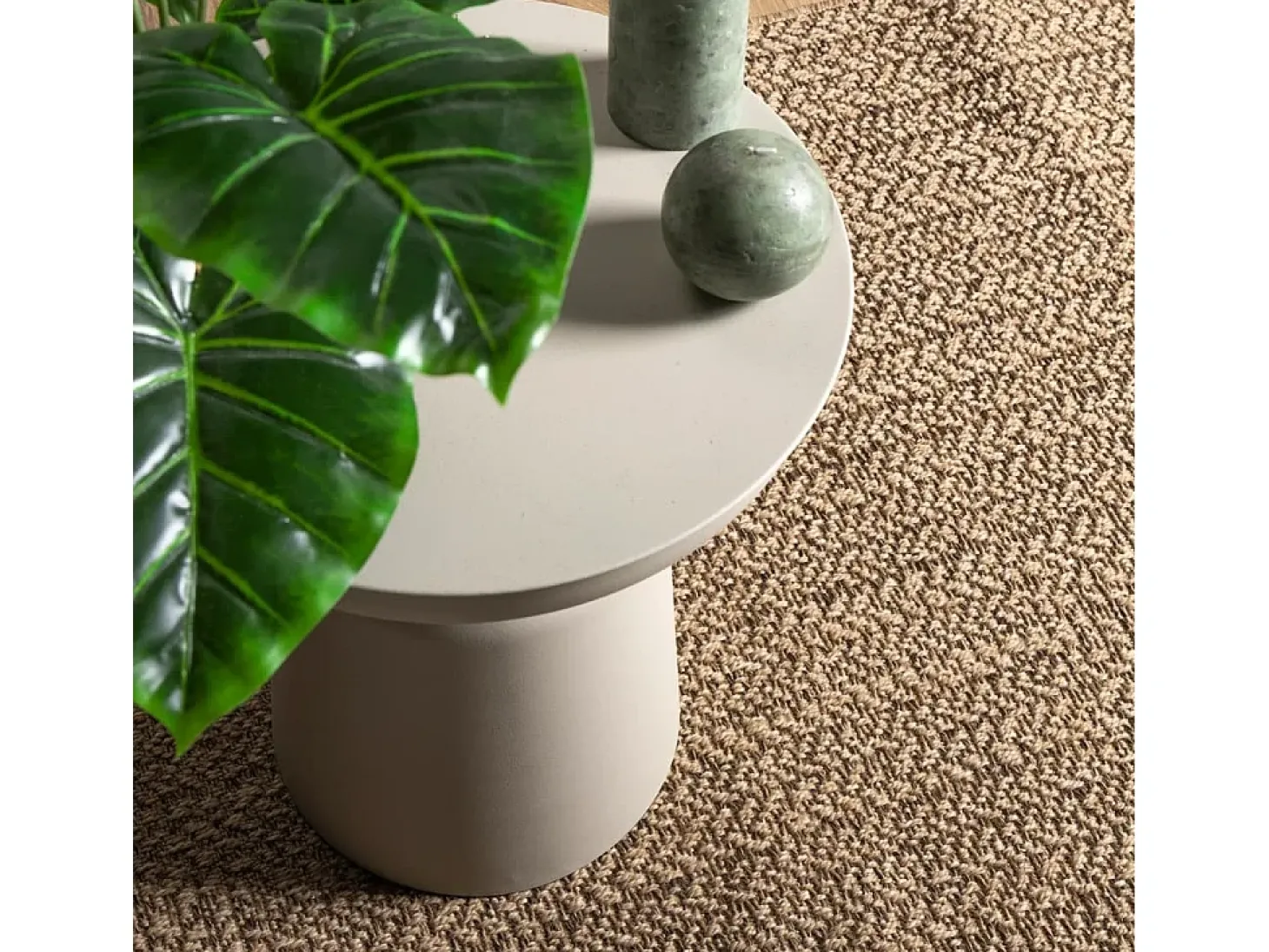 Alfombra ZIZUR 80x150 cm efecto yute para interior y exterior