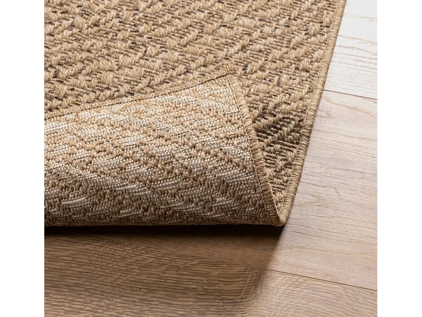 Alfombra ZIZUR 80x150 cm efecto yute para interior y exterior
