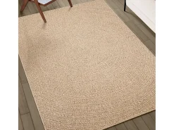Alfombra ZIZUR 240x340 cm efecto yute para interior y exterior