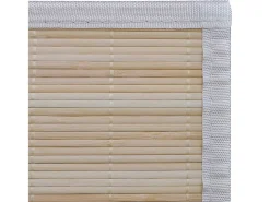 Alfombras rectangulares Bambú natural 4 piezas 120x180 cm