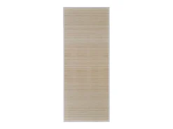 Alfombras rectangulares Bambú natural 4 piezas 120x180 cm