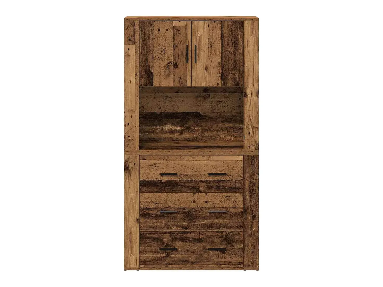 Altillo Madera vieja 80 x 33 x 150 cm Madera contrachapada