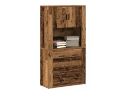 Altillo Madera vieja 80 x 33 x 150 cm Madera contrachapada