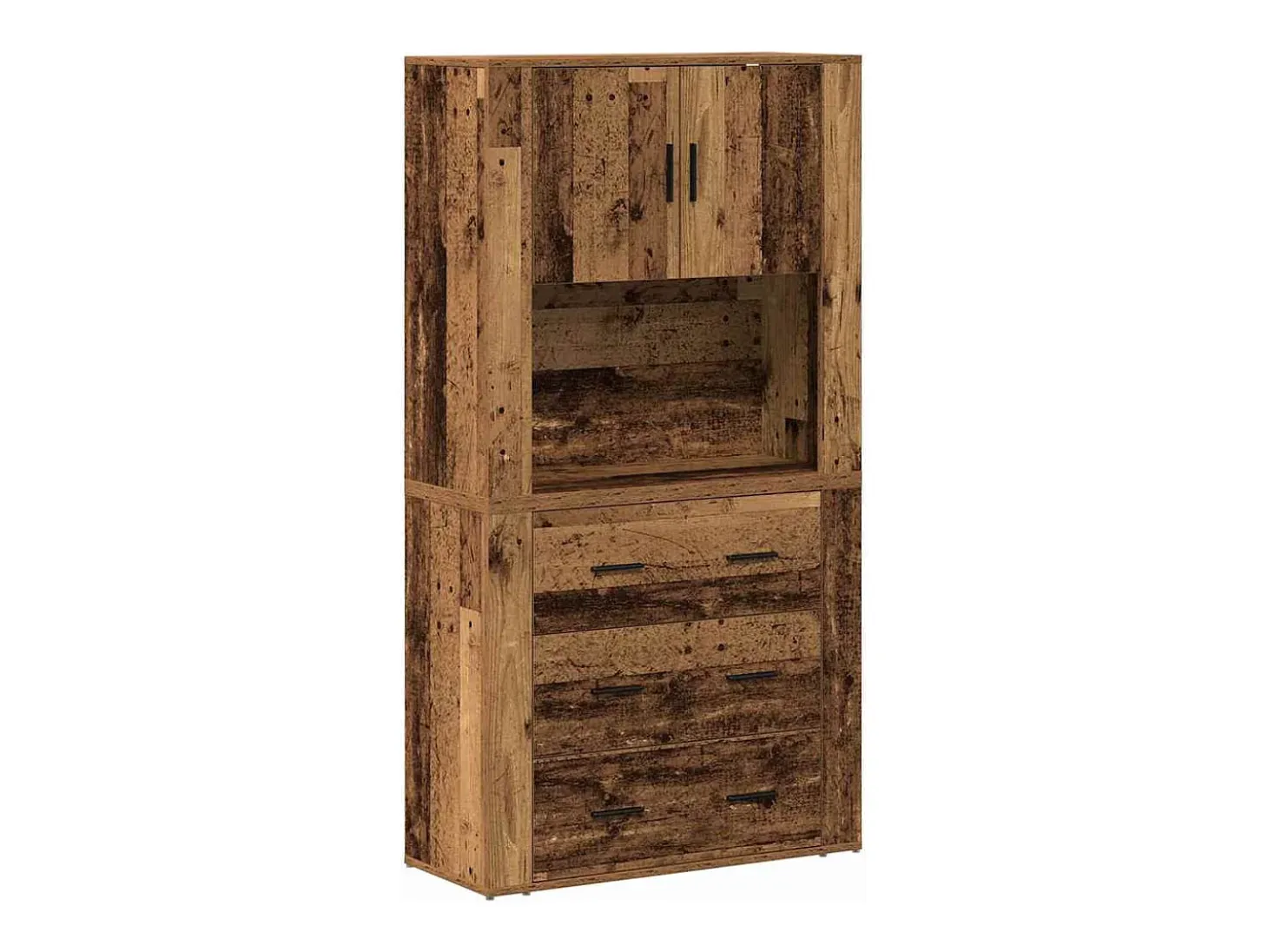 Altillo Madera vieja 80 x 33 x 150 cm Madera contrachapada