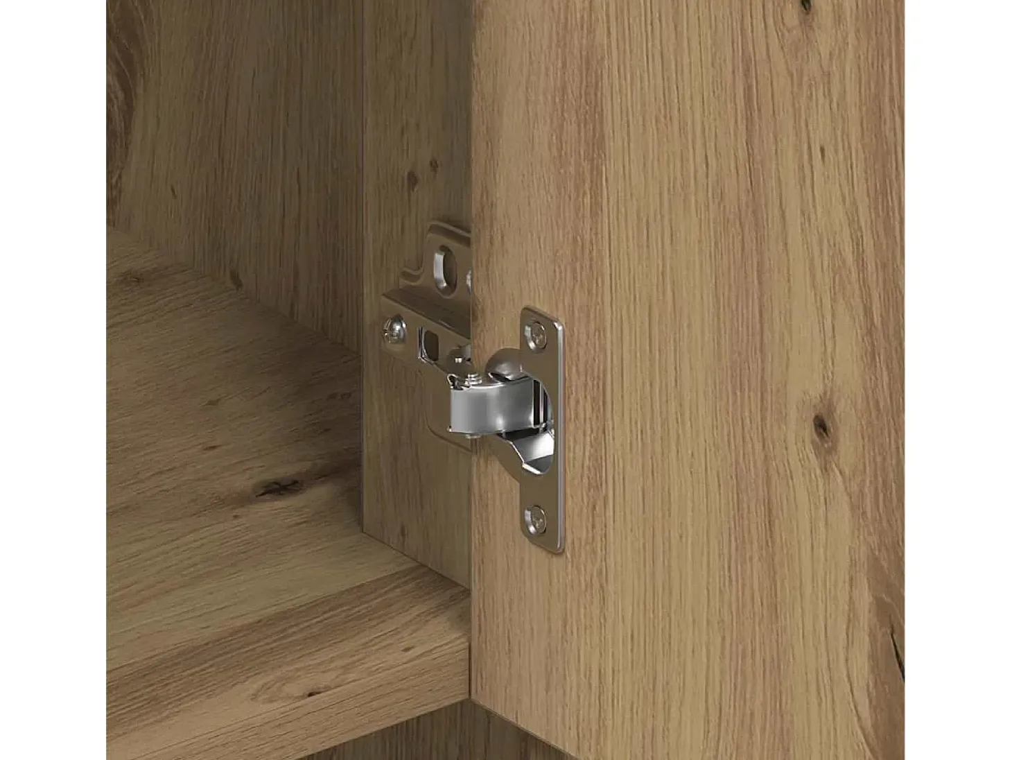 Altillo Roble artisan 80 x 33 x 150 cm Madera contrachapada