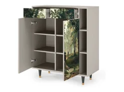 Aparador - 96х110х41 cm - BS6 - Rain in the Oak Forest, Arena